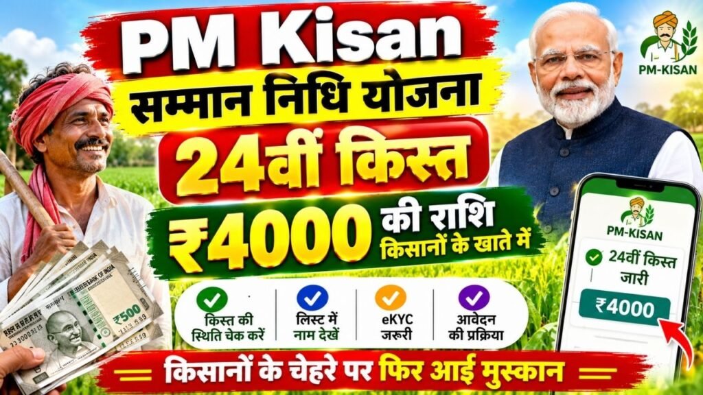 PM Kisan Samman Nidhi Yojana 24th kist